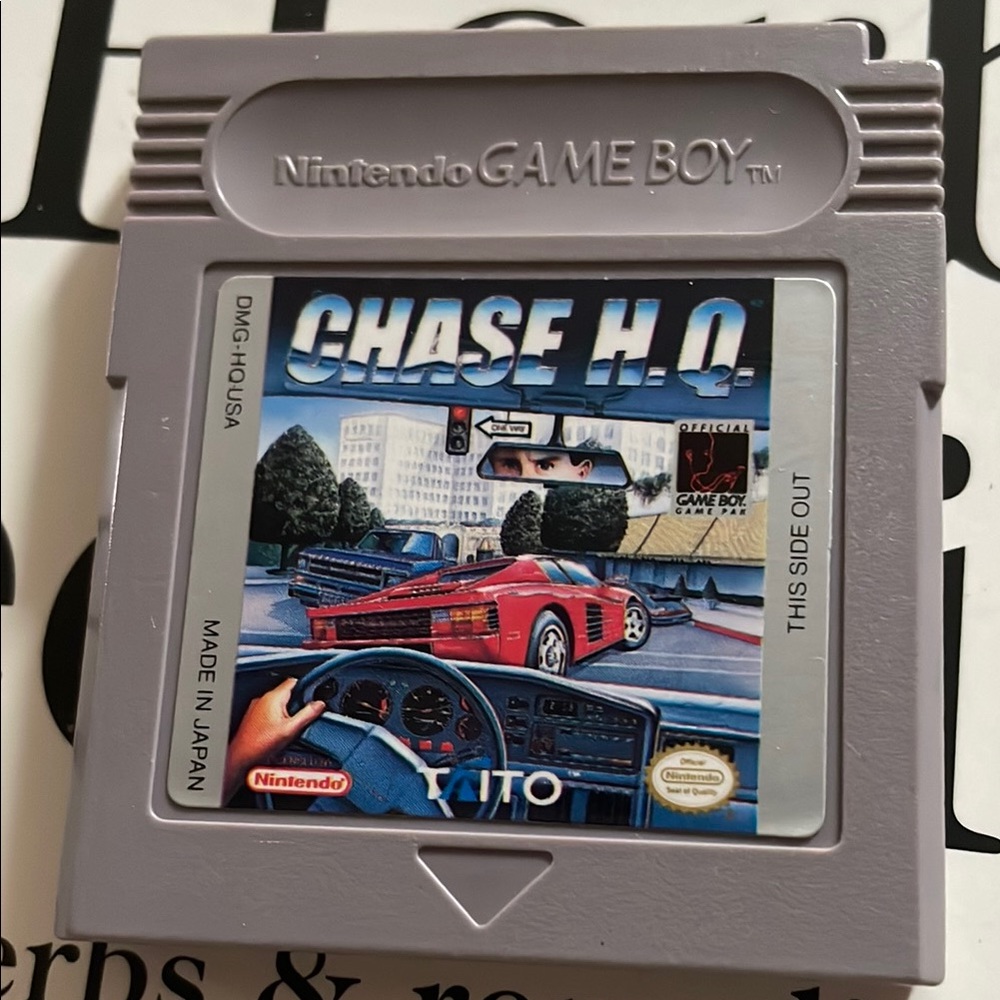 Nintendo Game Boy Chase H.Q. Cartridge - Gray